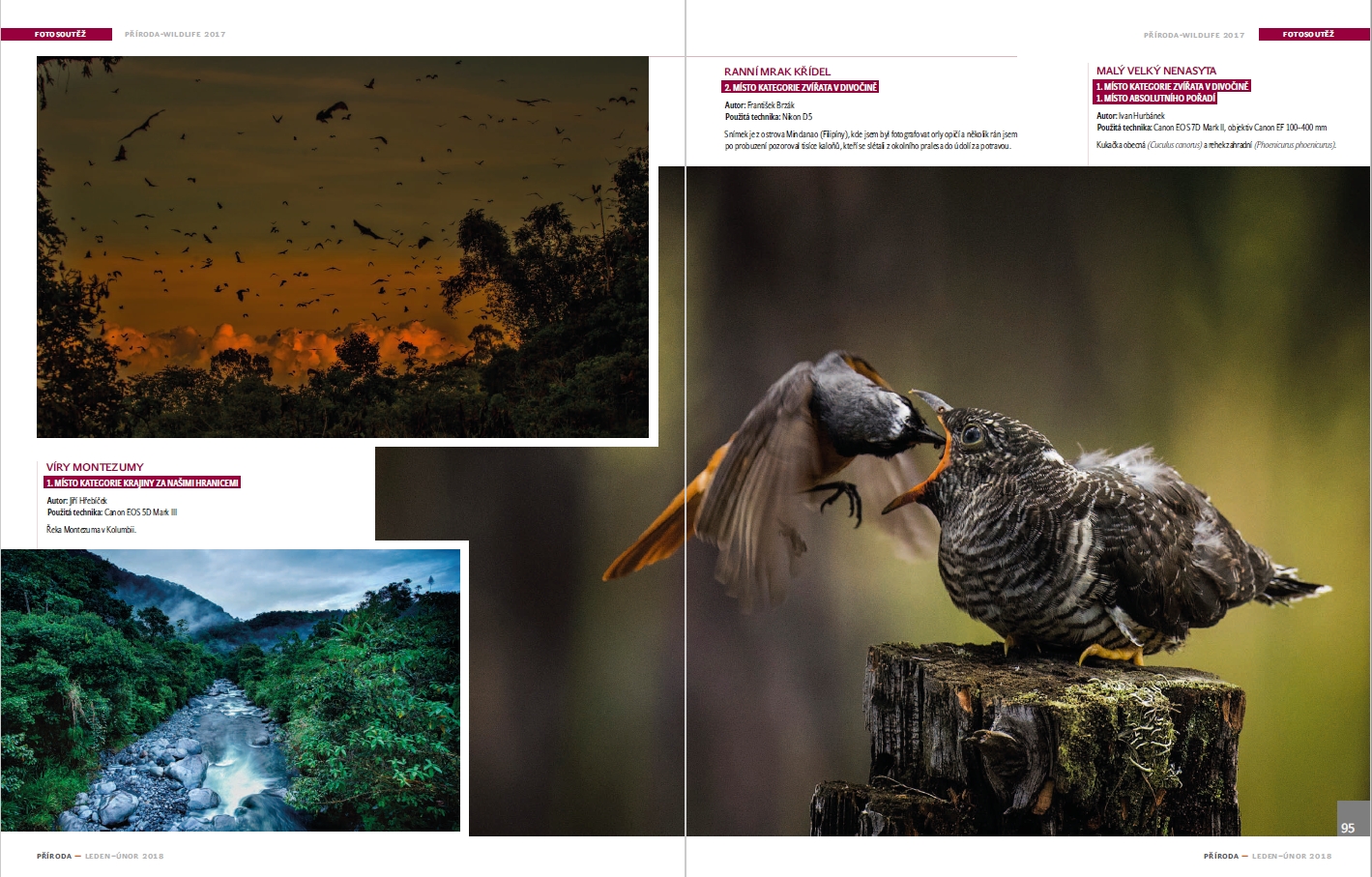 Priroda 2018 Vyhlaseni fotosouteze Absolutni vytez i kralovske kategorie